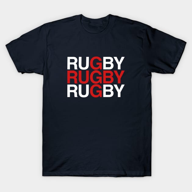 RUGBY Union Jack Flag T-Shirt by eyesblau